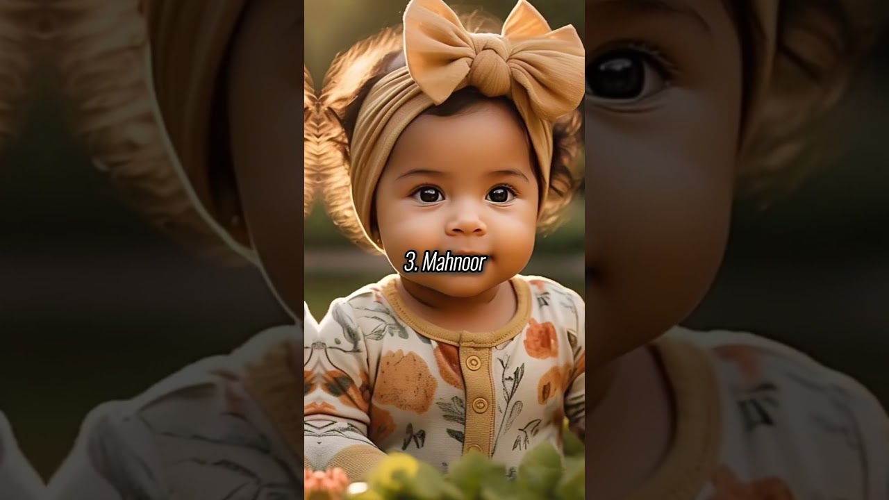 Beautiful Muslim girls names with Name Noor