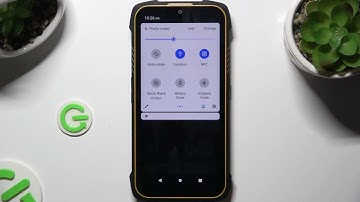 How to Turn On & Turn Off the Screen Auto Rotate in CUBOT KingKong 6 - Portrait Lock