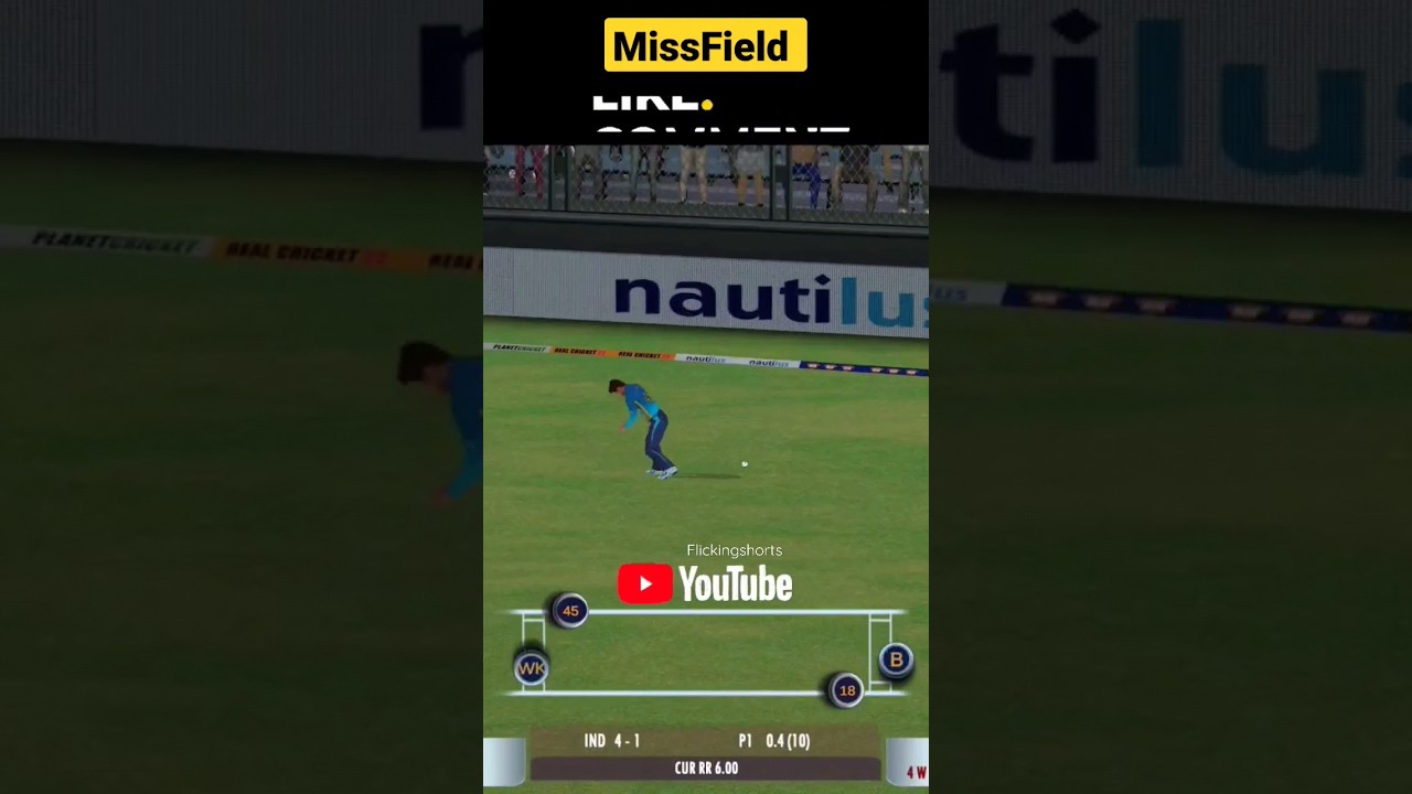 Poor Fielding in Real Cricket 22 🔥 