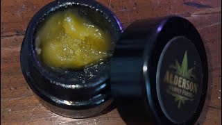 Sour Diesel Live Resin THCA Review | Alderson Family Farms 