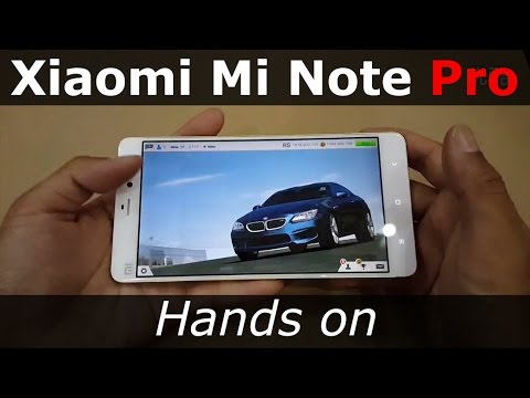 Xiaomi Mi Note Pro Snapdragon 810 hands on, game test - YouTube