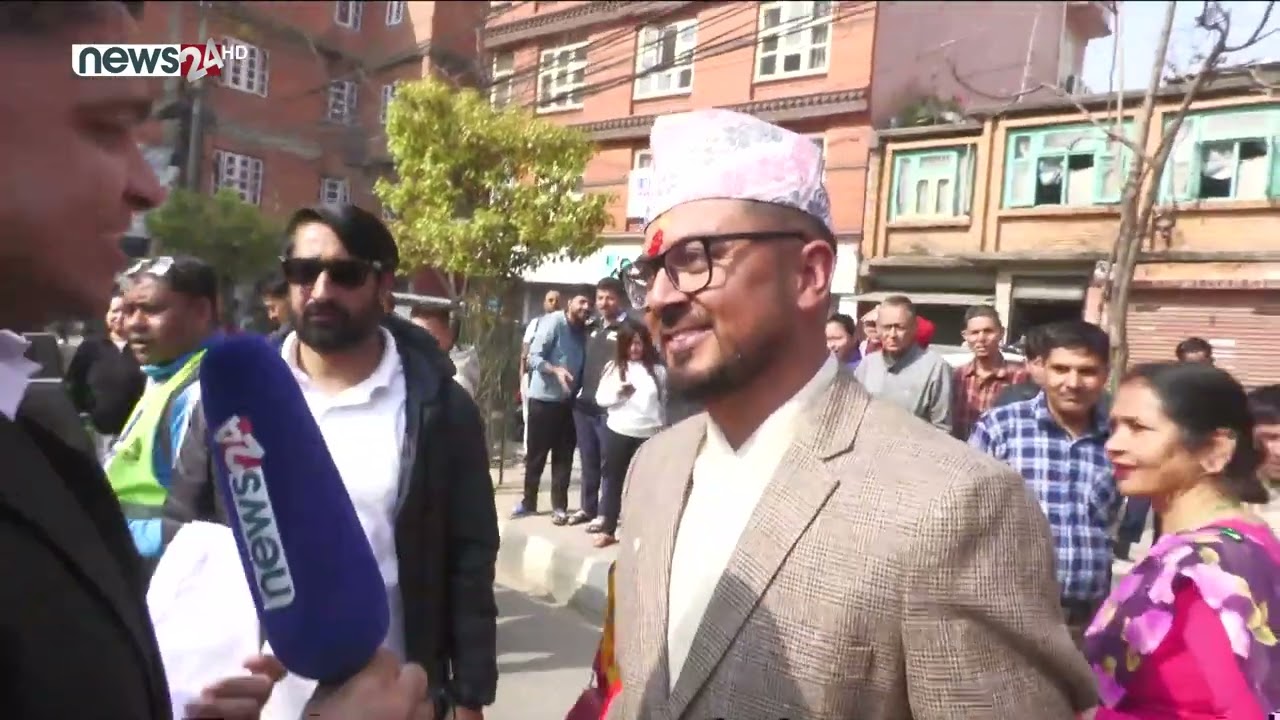 काठमाडौँ ४ का उम्मेदवार सचिन तिमिल्सिनासँग कुराकानी - NEWS24 TV