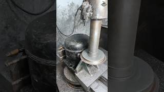 Amazing Process of Fridge compressor cutting #how #cutting #compressor #shorts