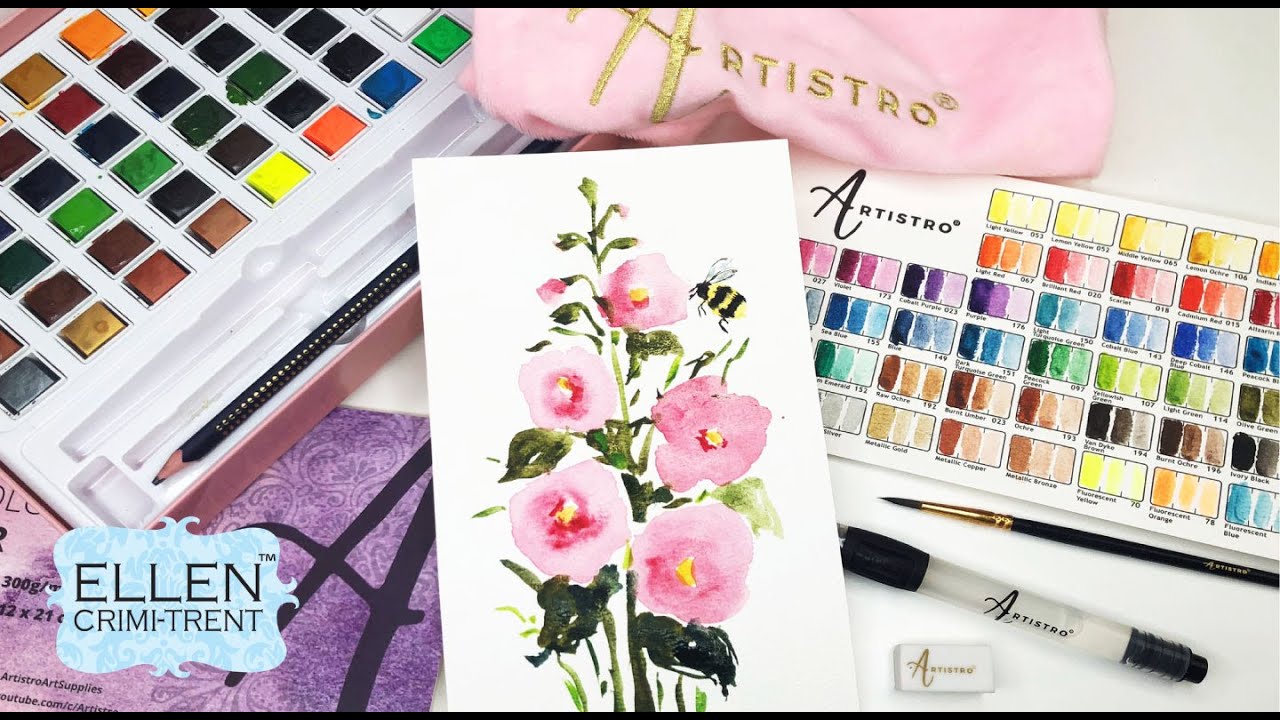 Price: 16052.00 Rs ARTISTRO Watercolor Paint Set, 48 Vivid Colors in Tin  Box, I