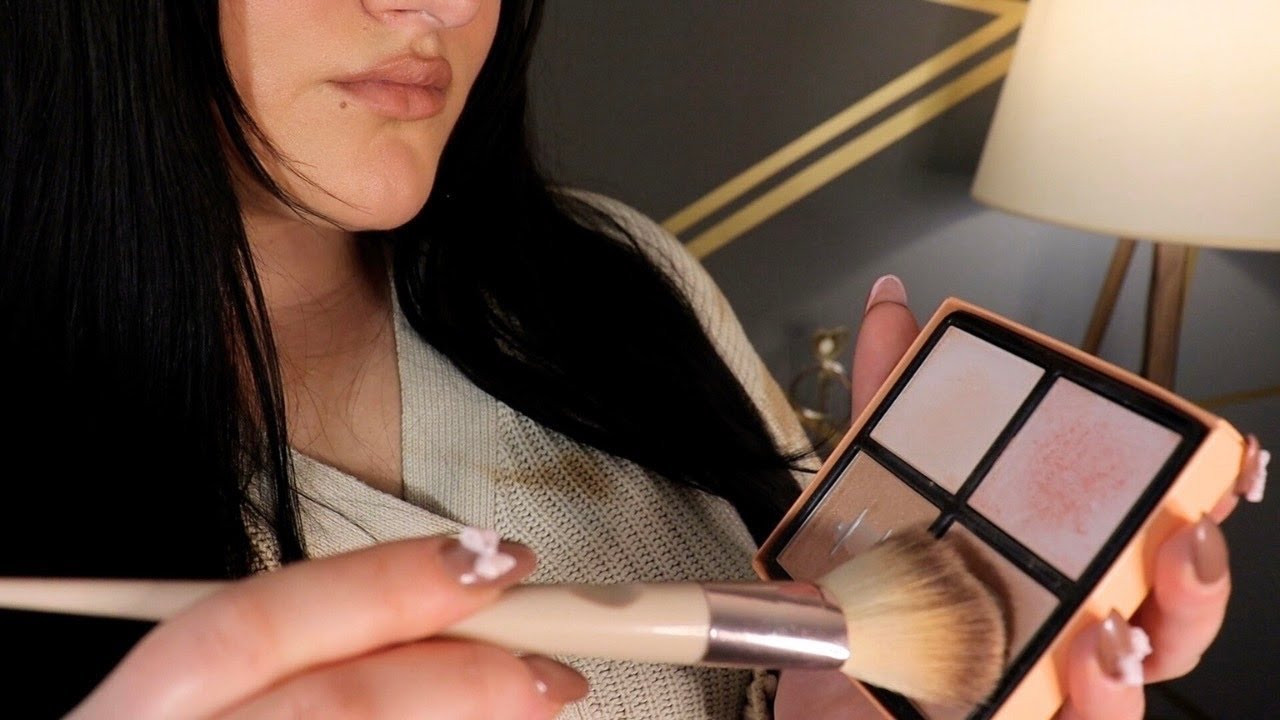 ASMR Makeup Session 🌸💄 Realistic Personal Attention for Sleep (layered sounds, no talking)