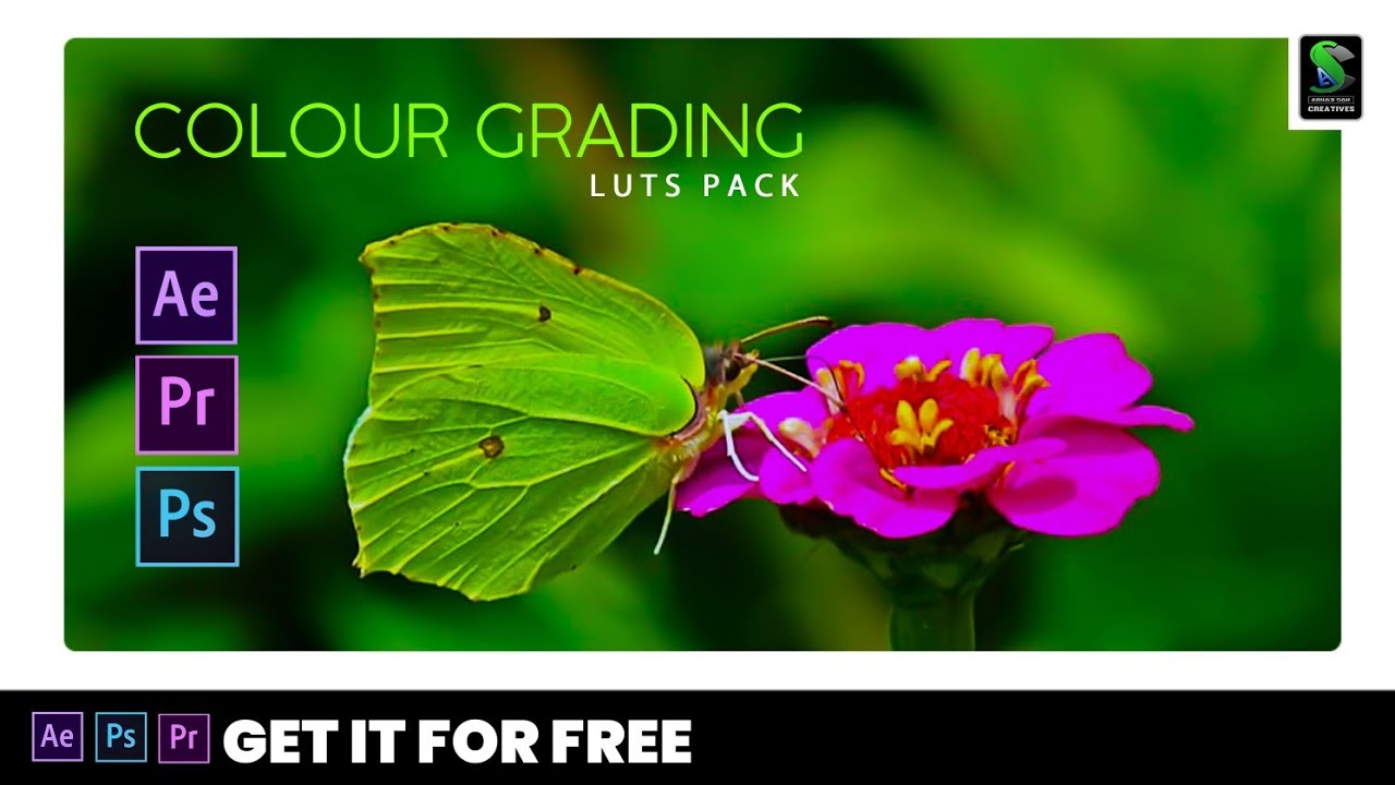 Colour Grading Luts Pack free for After Effect And Premiere Pro YouTube