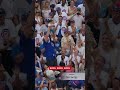 Rossy had a front row seat for Rizz’s all-time bleacher moment. Presented by @InvenergyEnergy