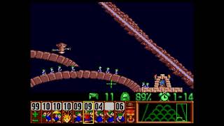 Lemmings (SNES) Levels: 26-30 | Rating: Tricky