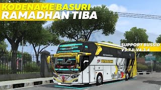 SHARE❗KODENAME BASURI RAMADHAN TIBA | BISA PILIH KLAKSON YG MAU DIGANTI😎🤙|| BUSSID V3.7.1-V4.3.4