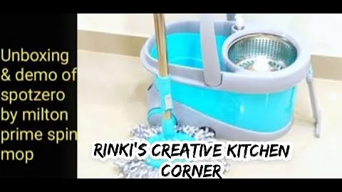 Spotzero by Milton swift spin mop | unboxing revie...