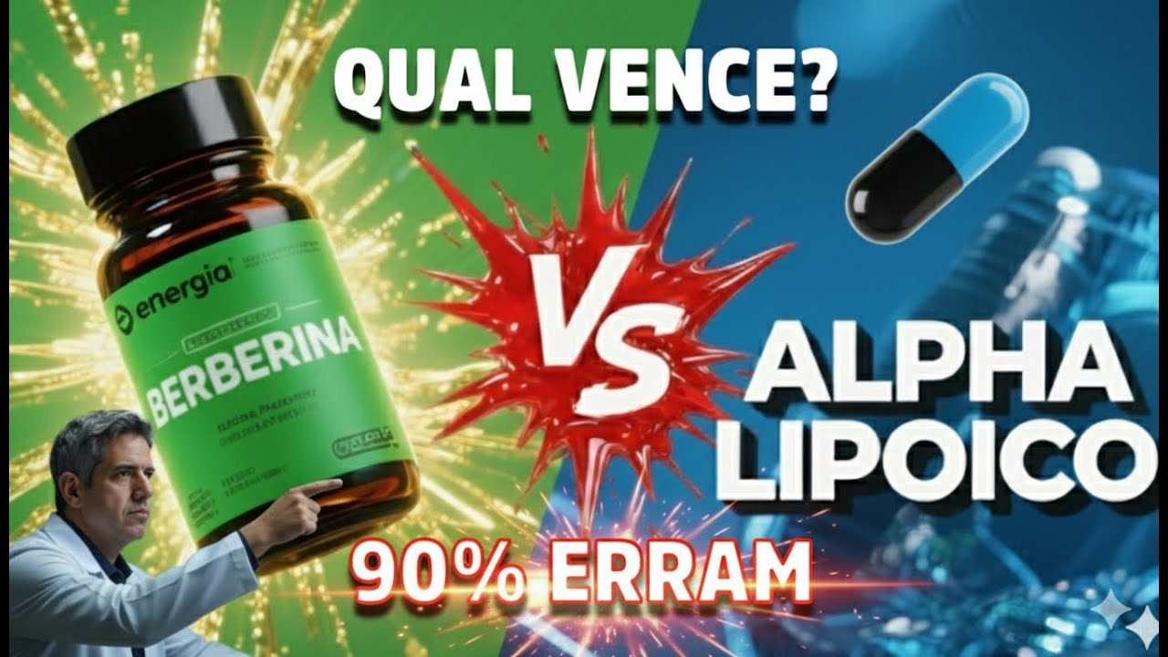 BERBERINA vs ALPHA LIPOICO: Qual DERROTA Resistência à Insulina? (Erro Fatal que 90% Comete)