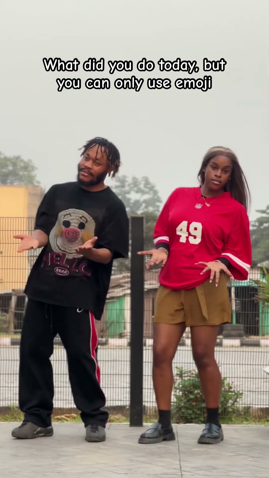 Tell us what you did today with the emojis | #shorts