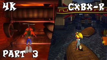 Crispy Platforming | Crash Bandicoot The Wrath of Cortex Part 3 | [CXBX-Reloaded 4K]