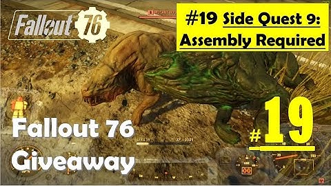 Fallout 76 - Assembly Required | Update Scorched Detectors, Give holotape to Rose