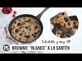 BROWNIE "BLANCO" ALTO EN PROTEÍNAS A LA SARTÉN | VEGANO Y SIN  EXCESO DE GRASA O AZÚCAR