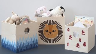 Learn how to make personal and decorative storage boxes - DIY by Søstrene Grene
