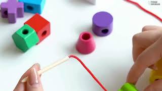 Montessori Five-Column Shape Sorting Set | Educational Toy for Kids Colour &amp; Logical Learning