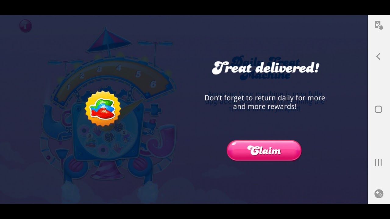 Day 134 Candy Crush Daily Treat Machine YouTube
