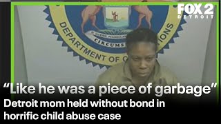 Detroit mom strangled son before burying him, prosecutors say