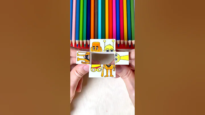 Diy Cute emojis 🟧🟡#art #diy #papercraft #cute #thingstodo #tungtungtungsahur #sprunki