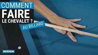 Pont De Queue De Billard Rétractable - Tête Chevalet Adjustable - Longueur 35-150cm - Noir