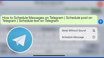 How to Schedule Telegram Messages on iPhone? Schedule automatic telegram messages or post on iPhone?