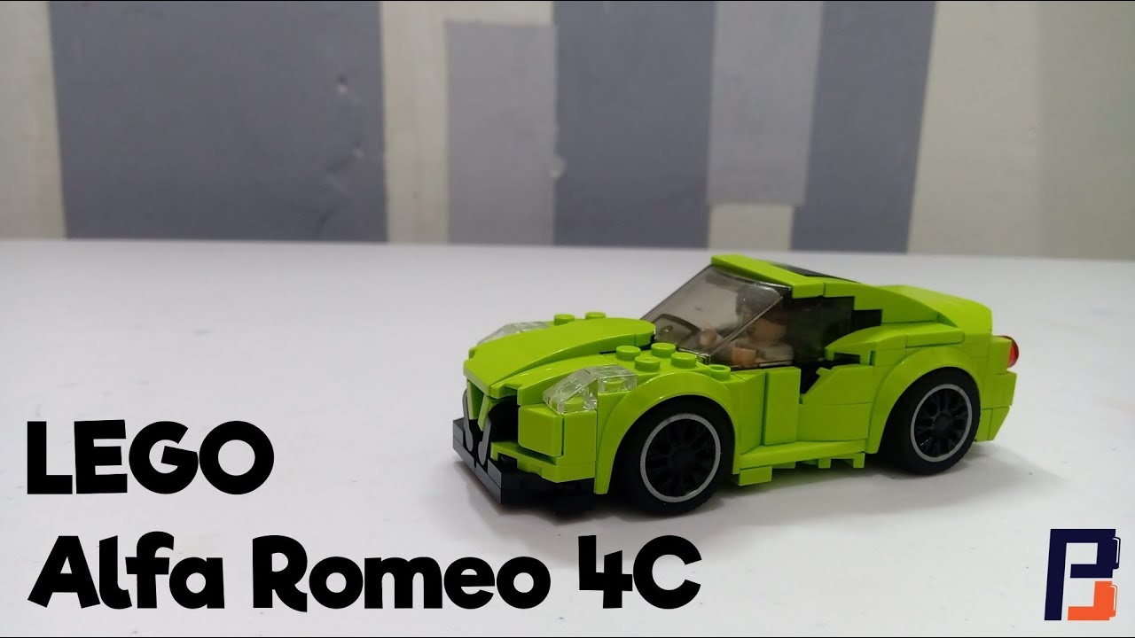 Lego Alfa Romeo 4C With Instruction - YouTube