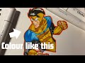 How I colour my drawings