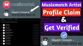 How To Claim Musixmatch Artist Profile And Get Verified