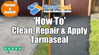 Tarmac Repair and Tarmac Sealer HOW TO Clean, Paint and Maintain Driveways