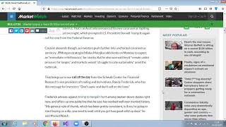 Corona Virus Covid-19 Charles Schwab Strategist Advises that Stocks have not Bottomed Yet