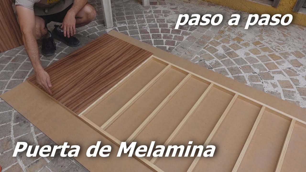 ¿Cómo hacer una PUERTA? | PUERTA DE MELAMINA | FÁCIL DE HACER!!!