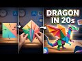Wait… Don’t Blink 👀 Paper Dragon Trick! |  From Paper to Dragon in 20 Seconds | History Truth Lab