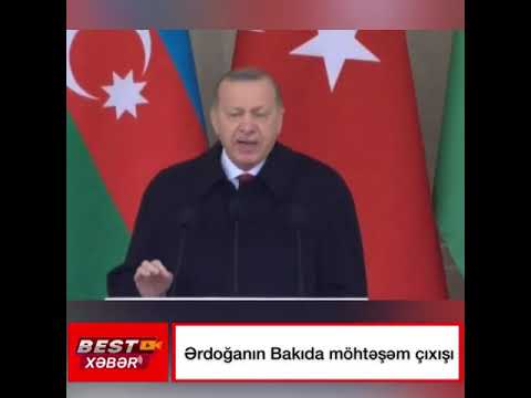 R. T. Ərdoğan Parad'da Laçınım şeiri  | Whatsapp Status, Instagram üçün