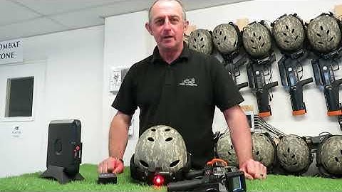 Switching On and Off Intager Laser Tag Kit from Black Hawk Distribution