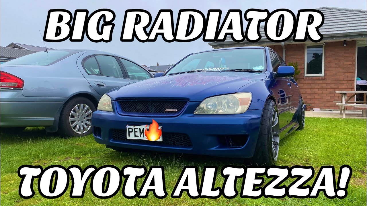 Altezza Radiator NEW ALLOY RADIATOR - TOYOTA ALTEZZA! - YouTube