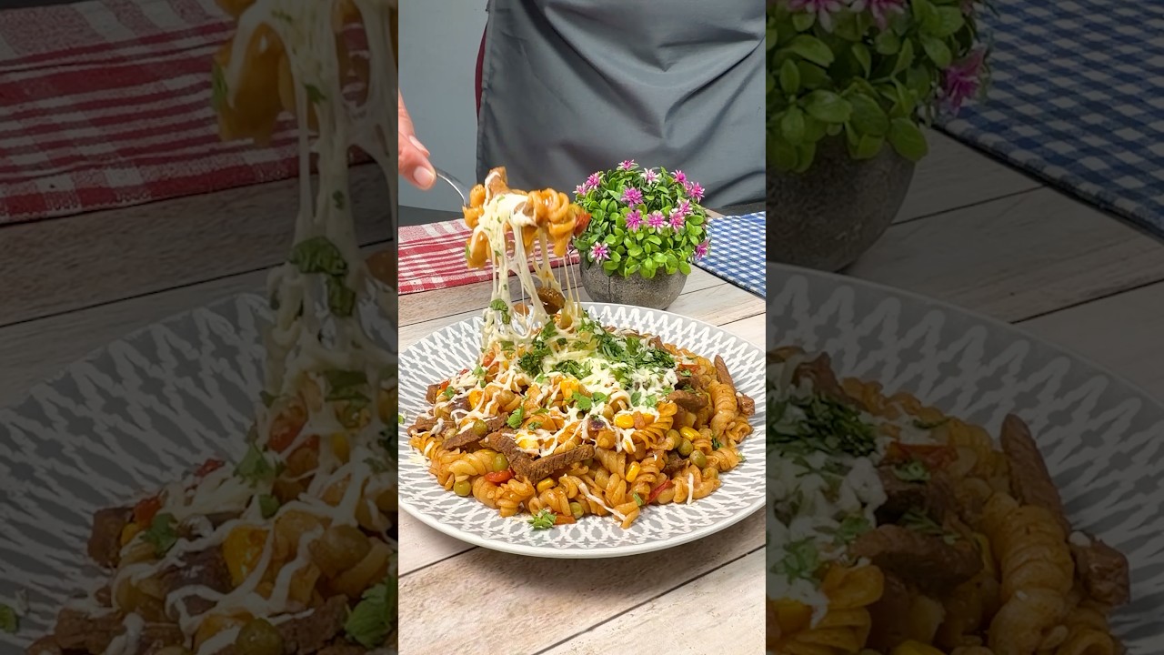 ¡Esta forma de preparar la pasta quedó tan buena que ahora siempre quiero repetirla! #recetas #rico