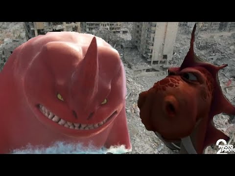 Red Bluster vs. The Monster (My Friend Bernard)