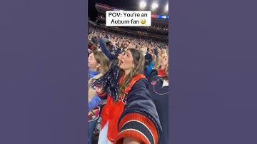 Thumbnail of Watching the last :40 seconds of Alabama-Auburn as a Tigers fan 🥲 (via @Livi Rubin/TT) #shorts