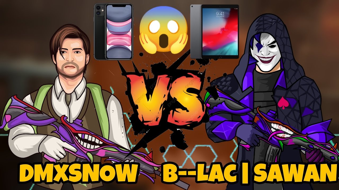 DMxSNOW Vs B-Lac Sawan | TDM CHALLANGE 1 VS 1 First Time Playing  | TDM iphone Vs Ipad | B-Lac Clan