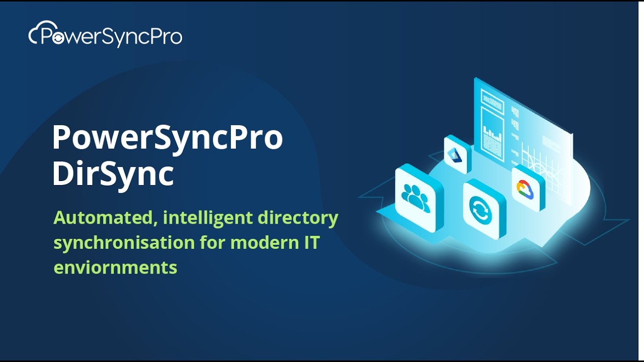 PowerSyncPro Directory Synchronisation - YouTube
