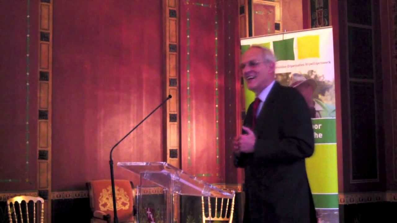 Pieter Winsemius op het afscheid van Marius Ernsting op 28 november 2013