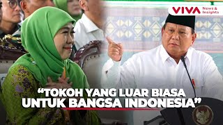 Khofifah Salting Dipuji Selangit Prabowo: Untung Beliau Pilih Saya