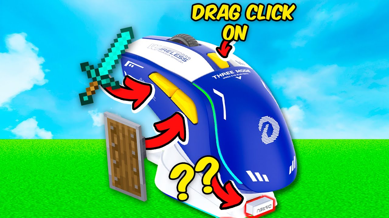 USÉ el MOUSE PERFECTO PARA MINECRAFT (puede hacer dragclick) - YouTube