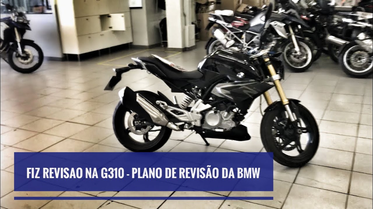 Fiz a revisão na G310 - Plano de revisão da BMW - YouTube