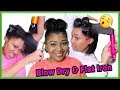 HOW I Blow Dry, Flat Iron, & Style My Hair! UNOFFICIAL HAIR UPDATE! CHAT!