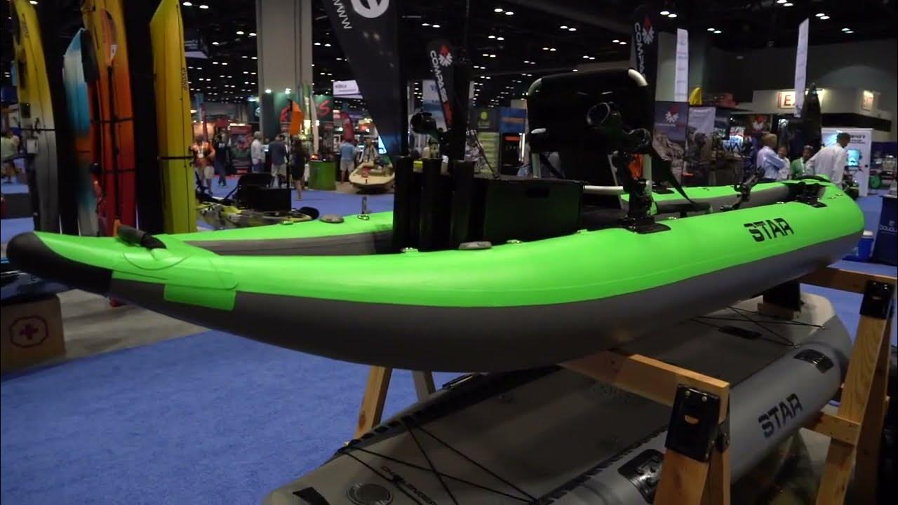 Bow to Stern Overview of the Star Pike Inflatable Fishing Kayak