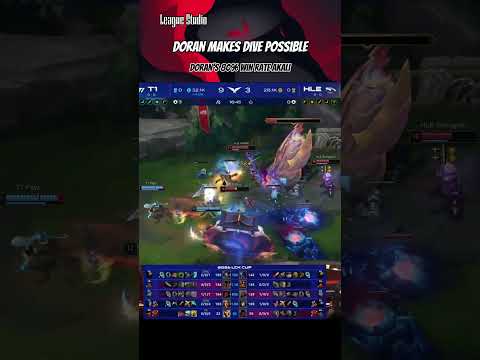 Doran's Akali Adequately Sets the Dive#shorts #leagueoflegends #editing