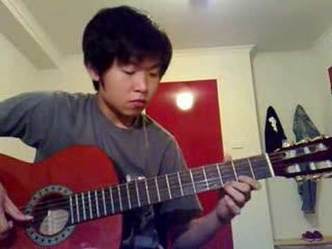 Jay Chou - Cai Hong 彩虹 played in guitar