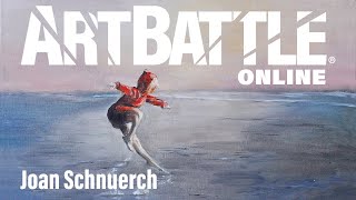 ART BATTLE®: ONLINE Artist Joan Schnuerch